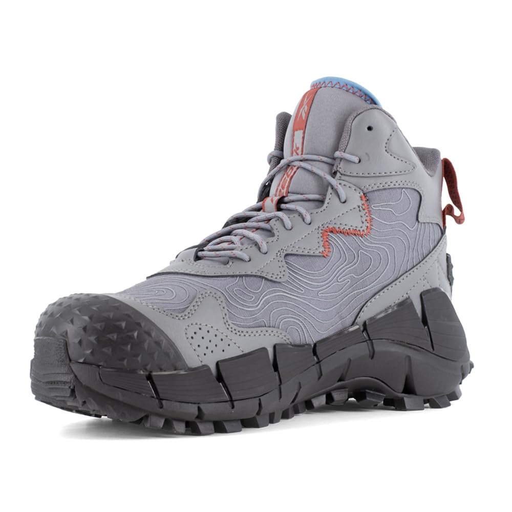 Reebok Men's Zig Kinetica Edge II Work Safety Shoes - Non-Slip, Electrical Hazard Protection for Construction & Industrial Workers
