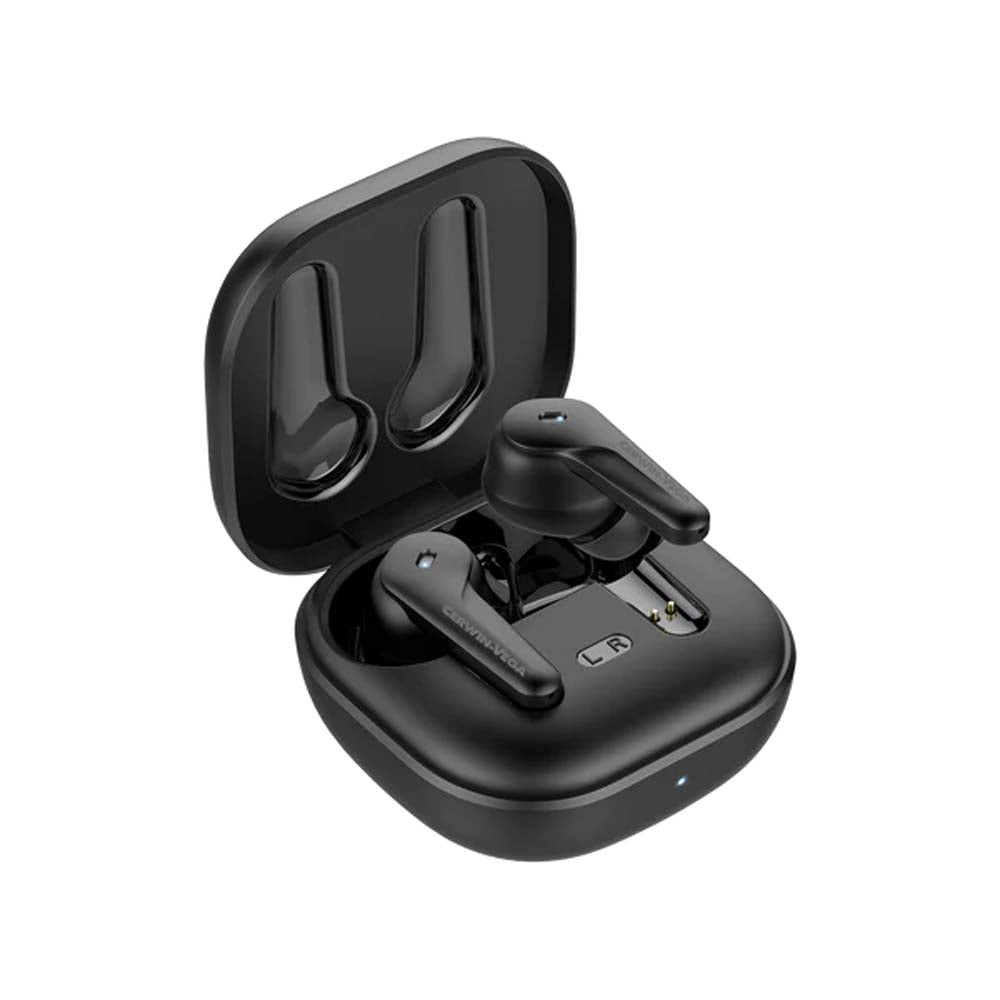 Cerwin Vega EB1 VegaBuds Wireless Bluetooth Earbuds with Noise Cancellation, 24H Playtime - Perfect for Gym, Running, Travel & Workouts