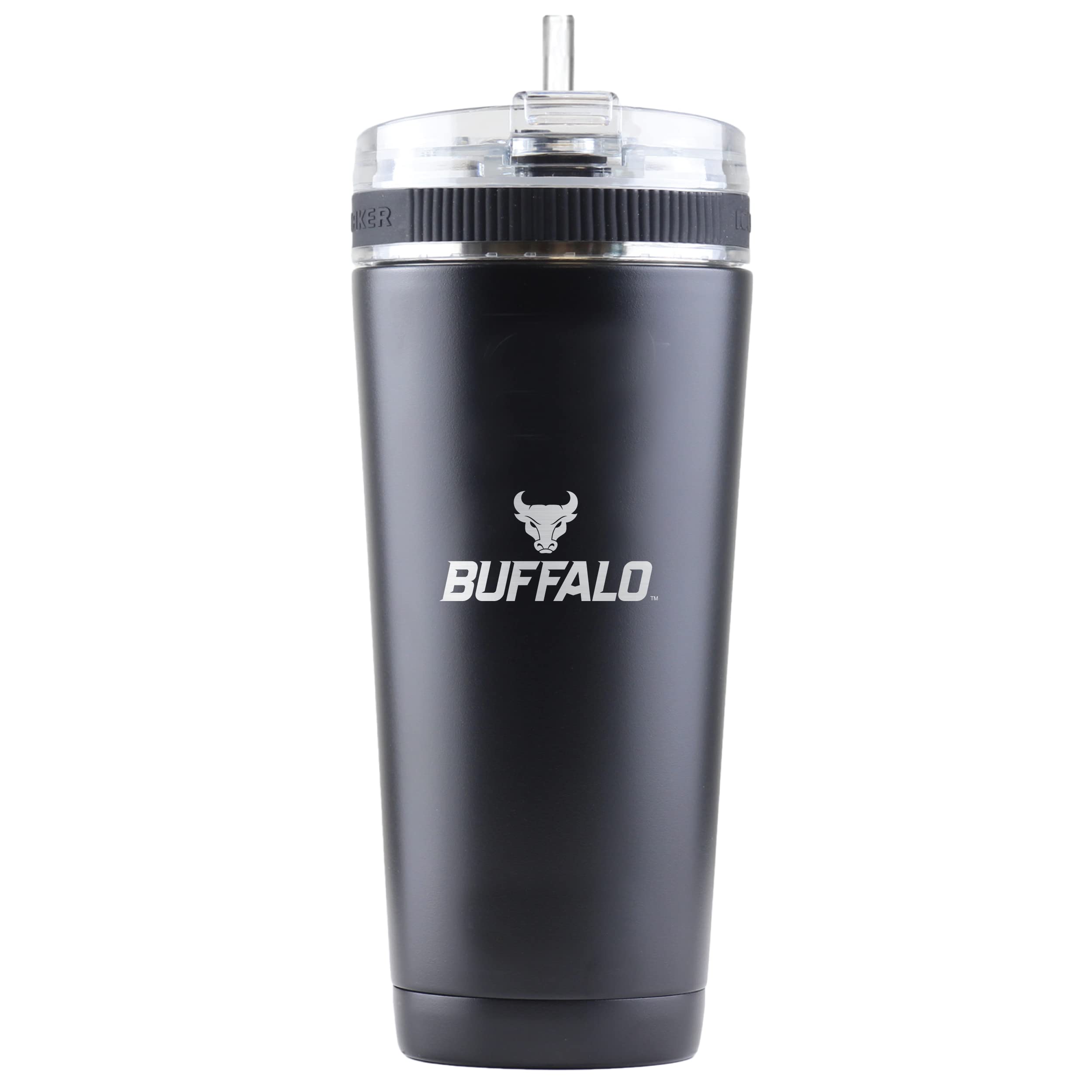 NCAA Ice Shaker 26oz Flex Bottle with Etched Logo - Gym & Sports Hydration