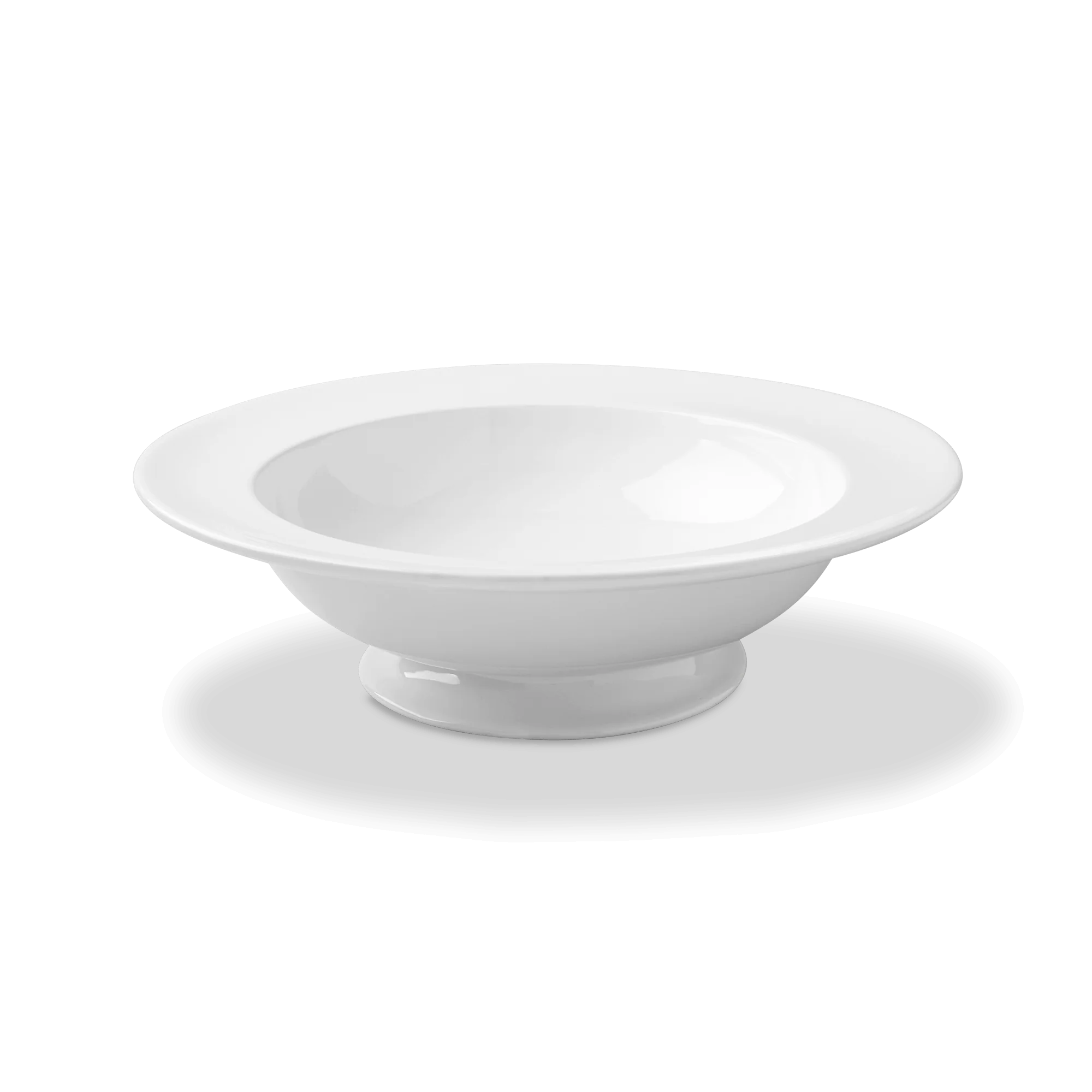 1508 Medium Serving Bowl - 12 oz Porcelain Dish for Salads, Pasta, Soup & Desserts - Elegant Dining & Entertaining Tableware