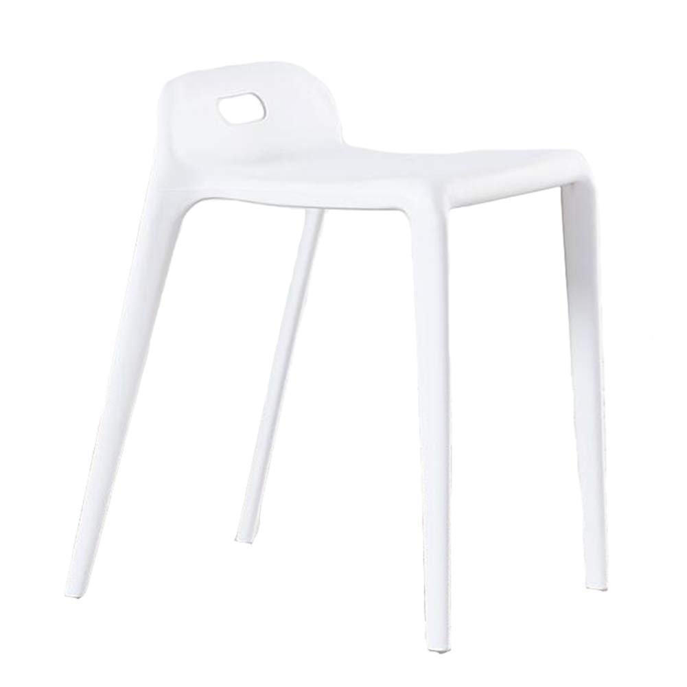 YANQING Modern Office Chair - Durable Plastic Side Chair for Dining, Indoor, Patio & Cafe Use - Strong & Comfortable Design in Yellow, Blue & White - Perfect for Home, Office & Restaurant Seating