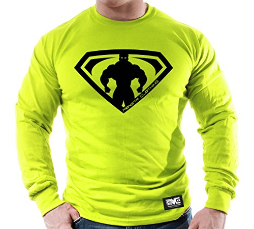 Safety Yellow Longsleeve/Black Art