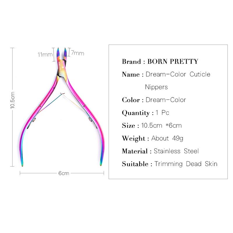 Premium Stainless Steel Cuticle Nippers - Professional Manicure & Pedicure Tools for Nail Care - Perfect for Home Salon, Travel & DIY Nail Art