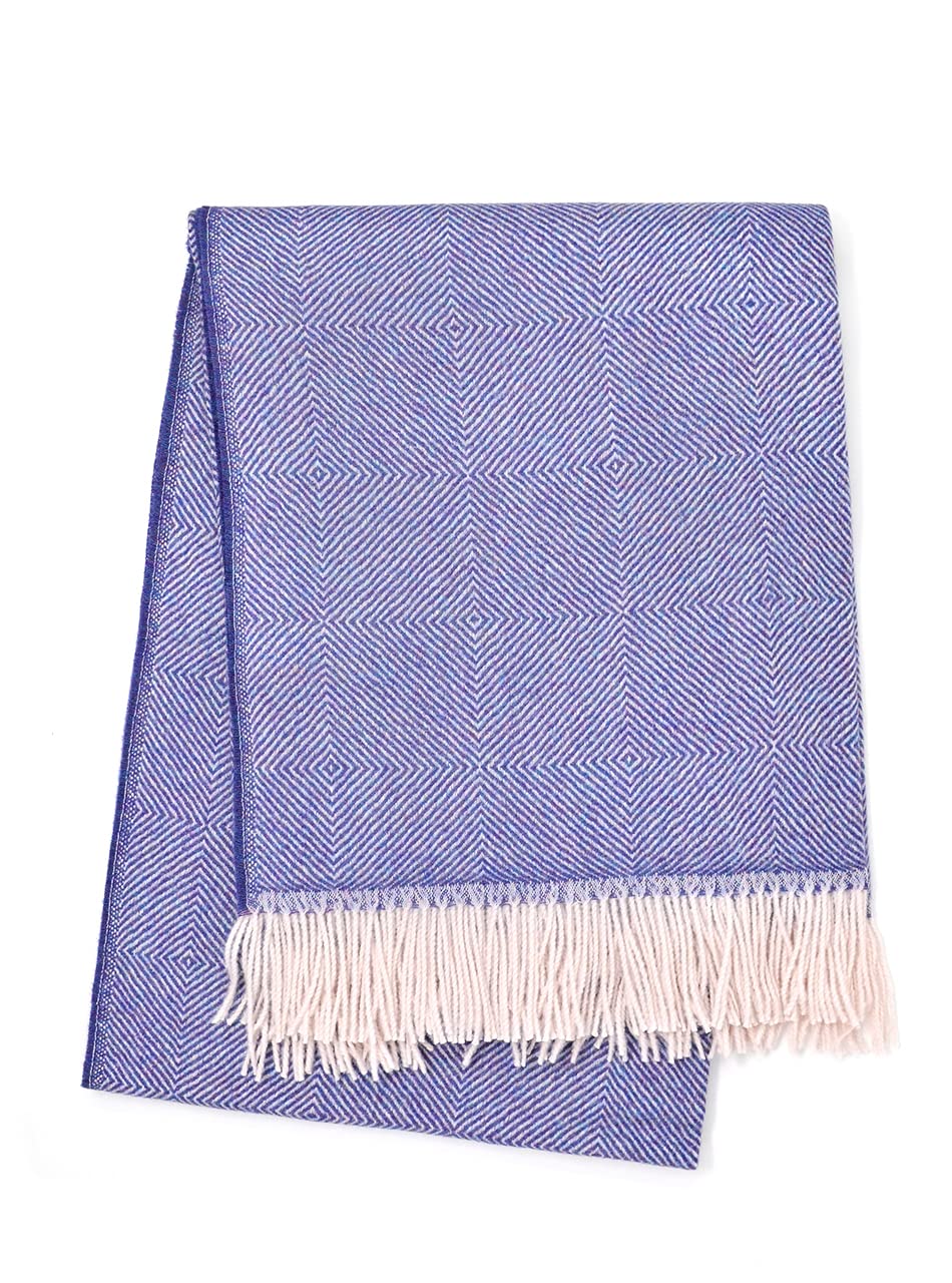 100% Alpaca Wool Throw Blanket - Ultra Soft & Warm Luxury Blanket for Bed, Couch & Travel - Dynasty Collection (Chance) - Perfect for Cozy Nights, Gifts & Home Decor