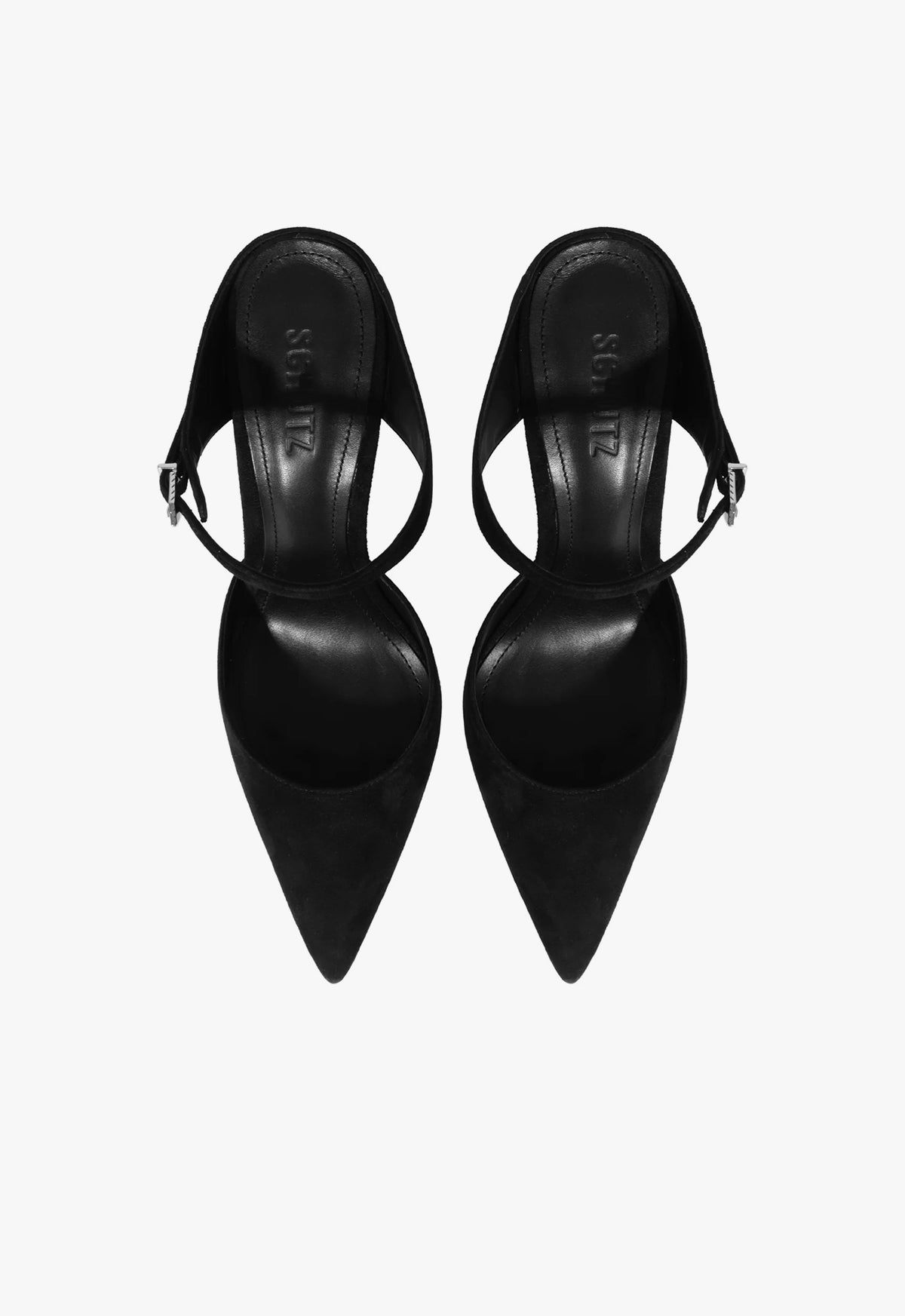 Laura Women's Mid Heel Stiletto Black Pumps - Elegant Dress Shoes for Work, Party & Special Occasions