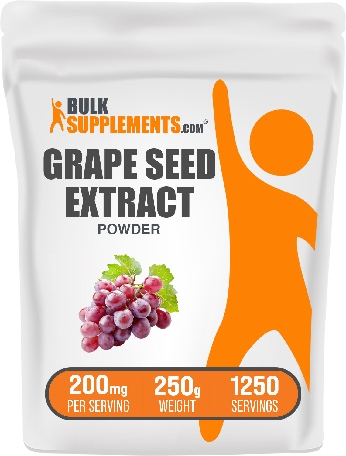 Premium Grape Seed Extract Powder - 100% Pure & Natural Antioxidant Supplement for Skin Health & Immunity Boost | Perfect for Smoothies, Baking & Daily Wellness