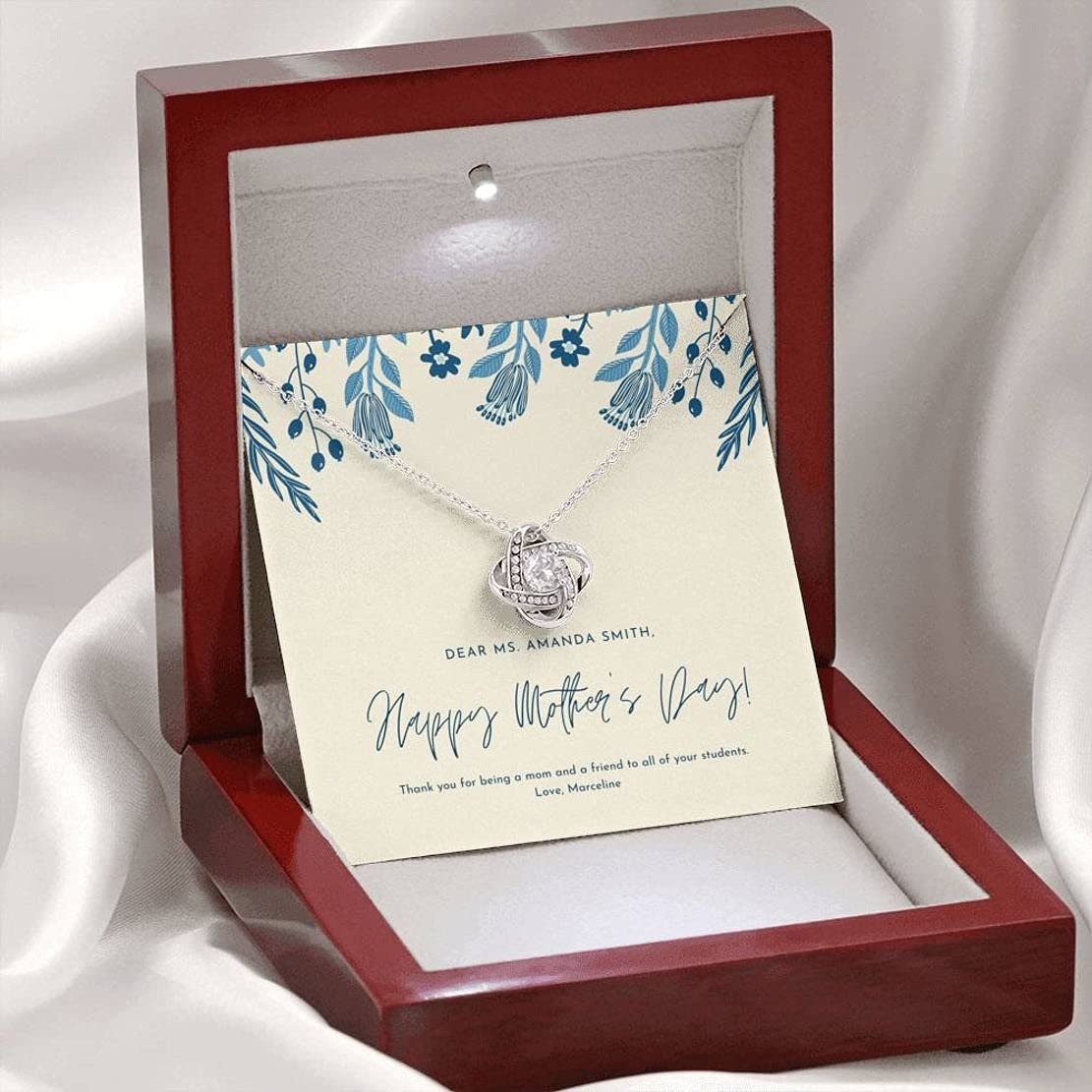 Custom Stepmom Necklace - Personalized Birthday & Mother's Day Gift for Stepmother from Husband or Son - Thoughtful Present for Adoptive Mom - Engraved Jewelry for Christmas, Birthday & Vacation - Perfect for Special Occasions & Heartfelt Moments