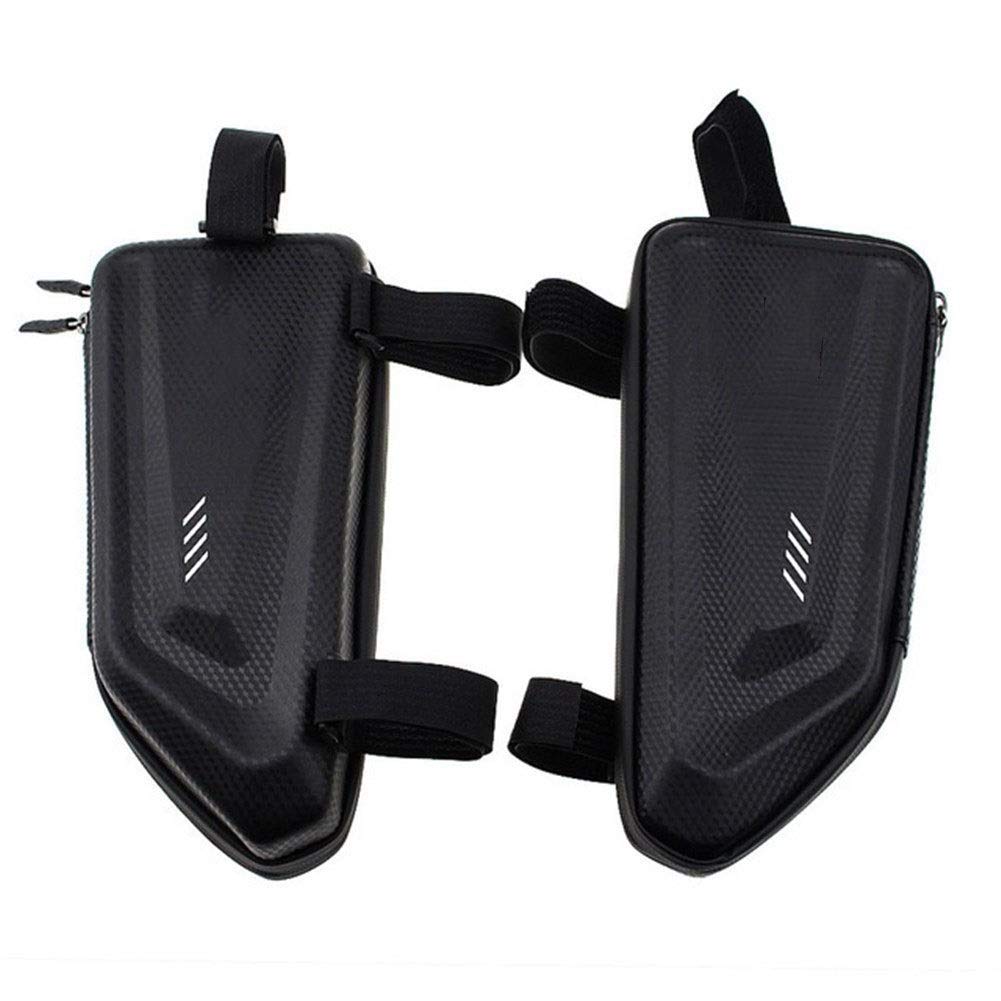 Premium Motorcycle Side Hard Case Triangle Bag Kit - Compatible with Honda CB300R CB190R CB650R CB500X CB400X - Waterproof Motorcycle Accessories for Touring & Commuting (Color: Black)
