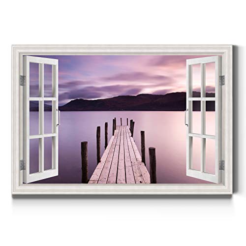 Dock & Purple Sky