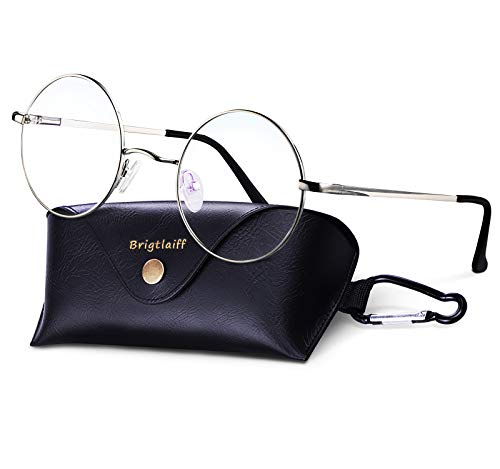 C. Silver Frame With Glasses Case