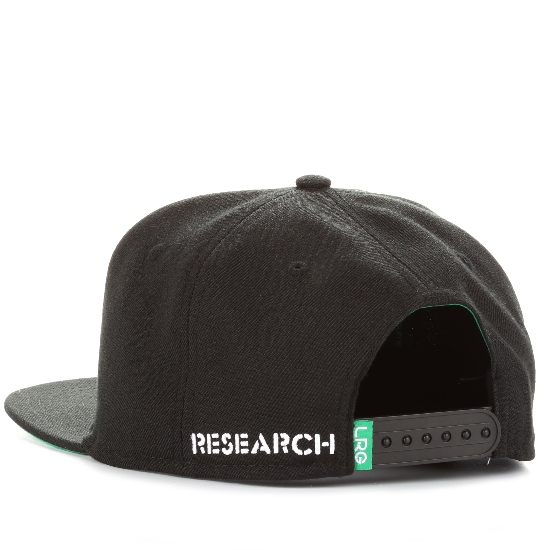 LRG RC Snapback Hat - Black Adjustable Baseball Cap for Men & Women - Perfect for Streetwear, Hip-Hop Fashion & Casual Outfits