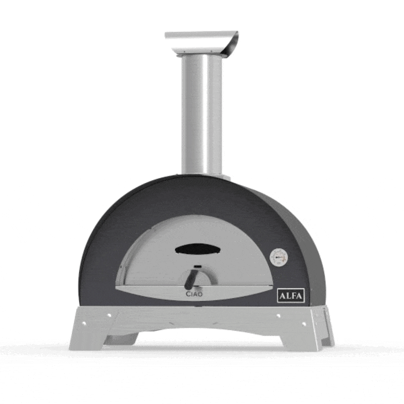 Alfa Ciao Wood Fired Pizza Oven - Outdoor Portable Pizza Maker for Backyard, Patio & Camping | Authentic Italian Pizza Baking | Perfect for Home Chefs & Entertaining
