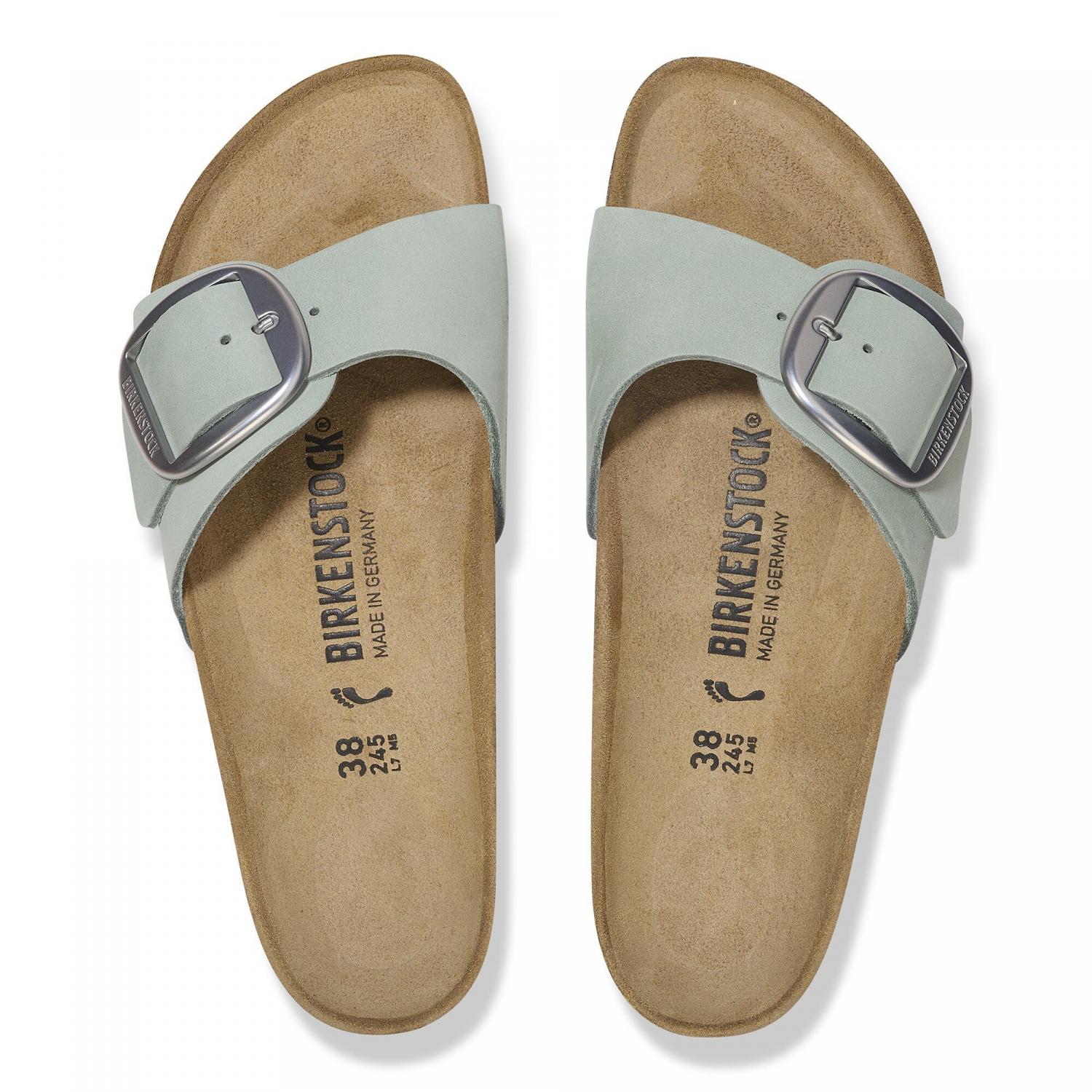 Madrid Big Buckle Sandals for Women - Comfortable Summer Slide Sandals with Adjustable Buckle | Perfect for Beach, Vacation & Casual Outfits