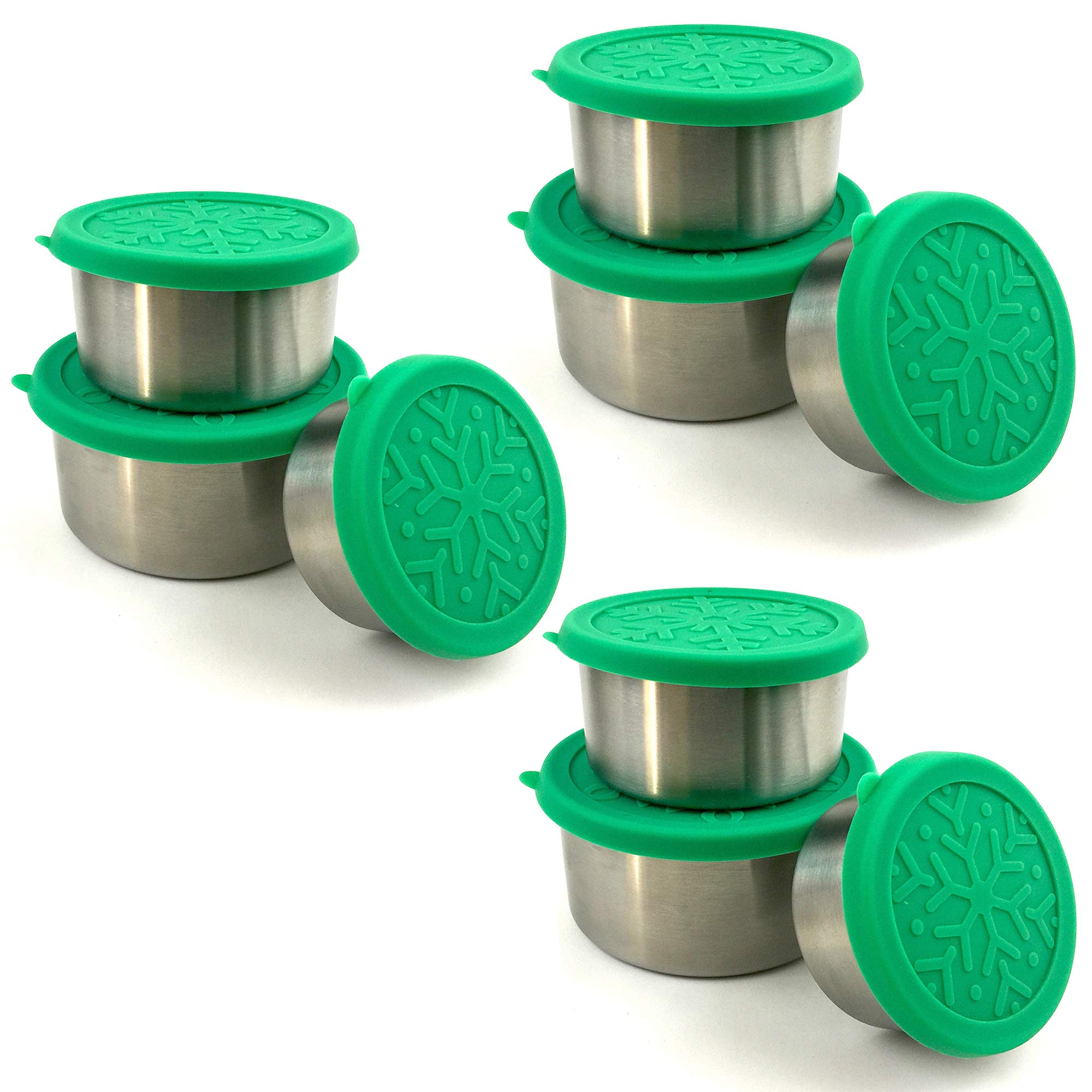 Premium Stainless Steel Food Storage Containers Set - 3 Pack Stackable, Lightweight & Leakproof with Silicone Lids | BPA-Free, Non-Toxic Safe for Family & Kids | Ideal for Meal Prep, School Lunches, Office Snacks & Picnics