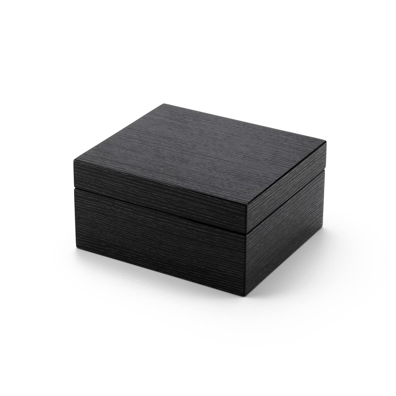 Premium 30-Note Hi-Gloss Black Apricot Finish Jewelry Box - Elegant Jewelry Organizer for Necklaces, Rings & Earrings - Perfect for Bedroom Vanity, Gift Giving & Travel Storage