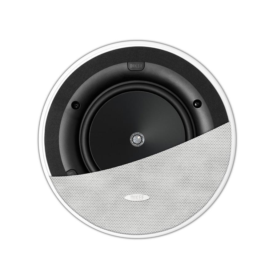 KEF Ci160.2CR 6.5 Inch In-Ceiling Speaker - High Performance Home Audio System for Living Room, Bedroom & Home Theater Installation