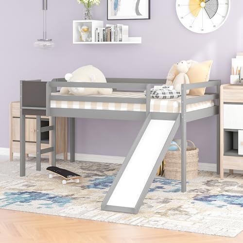 Za-gray-twin Loft Bed