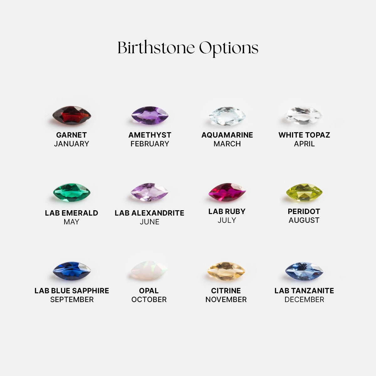 Personalized Floating Birthstone Charm Necklace - Elegant & Adjustable for Birthdays, Anniversaries & Gifts | Perfect for Everyday Wear, Special Occasions & Jewelry Lovers