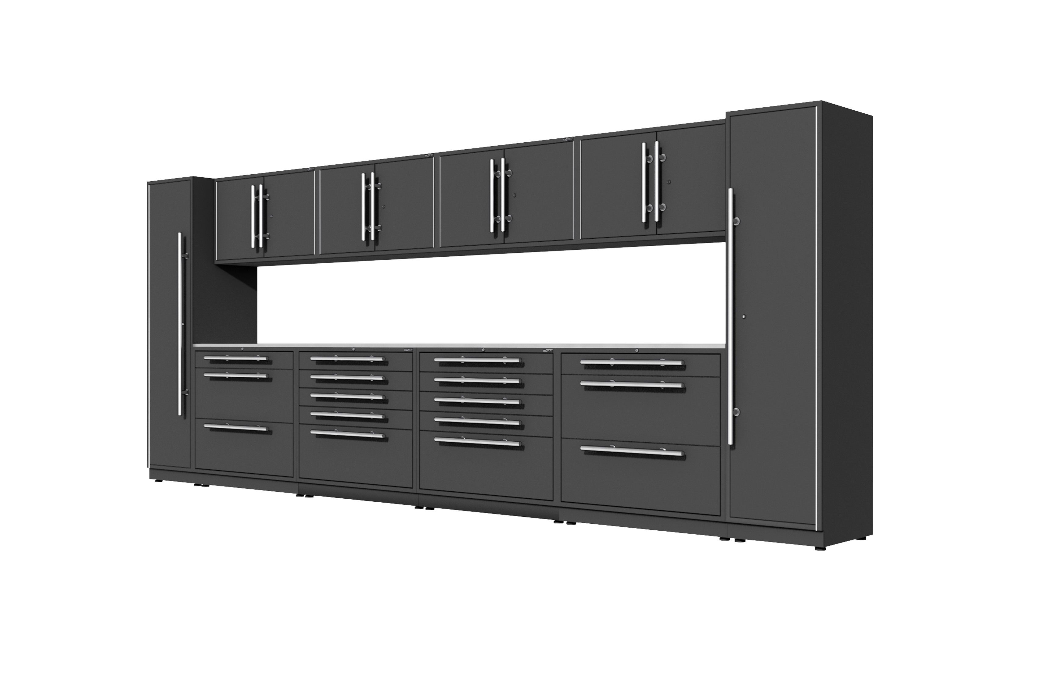ProSlat LUX 200 Single Door Locker Preconfigured Array - Heavy Duty Metal Storage Locker for Gym, School & Workplace Organization