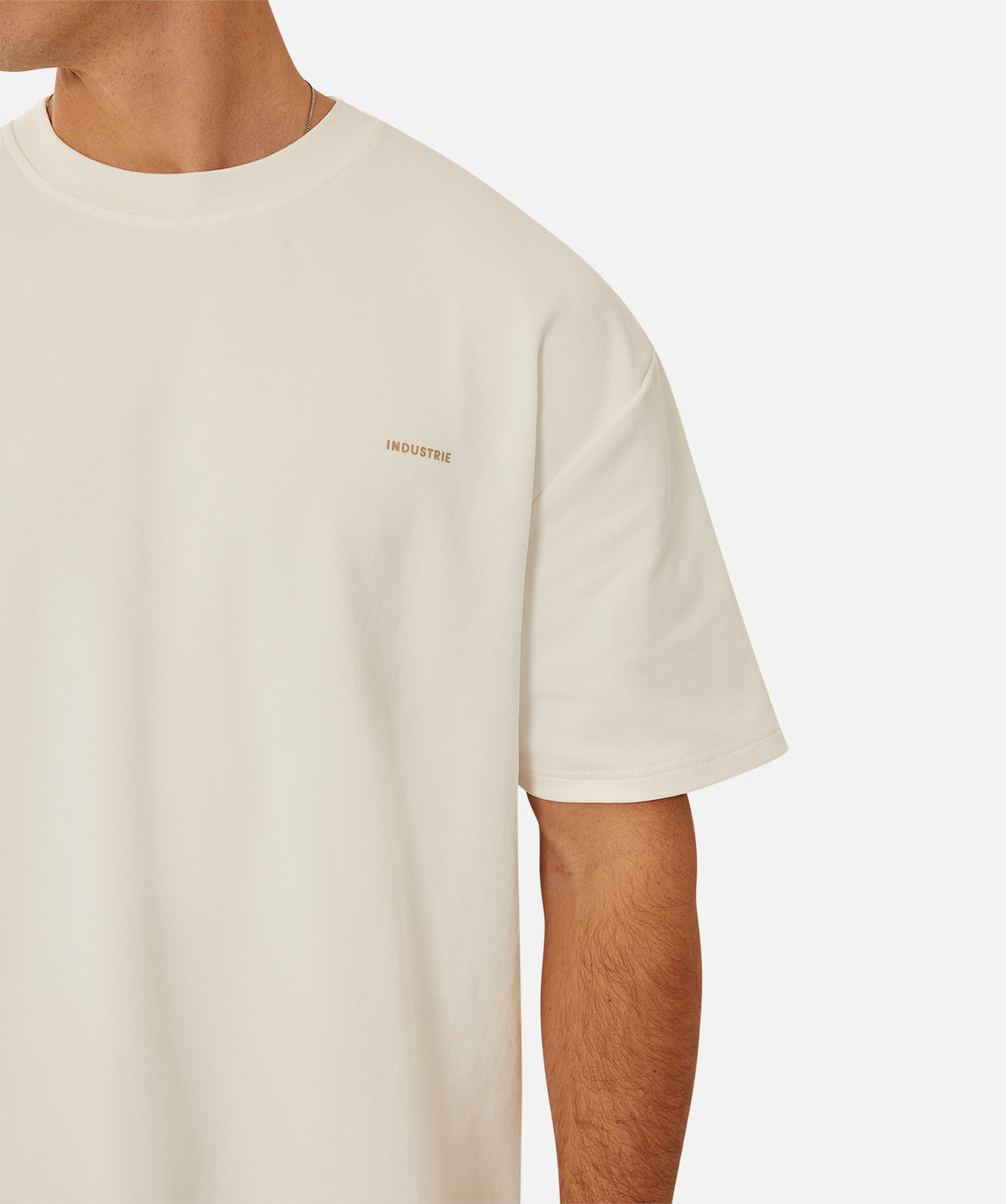 The Newport Tee - Premium Cotton Chalk White T-Shirt for Men | Comfortable Casual Wear for Everyday & Outdoor Activities