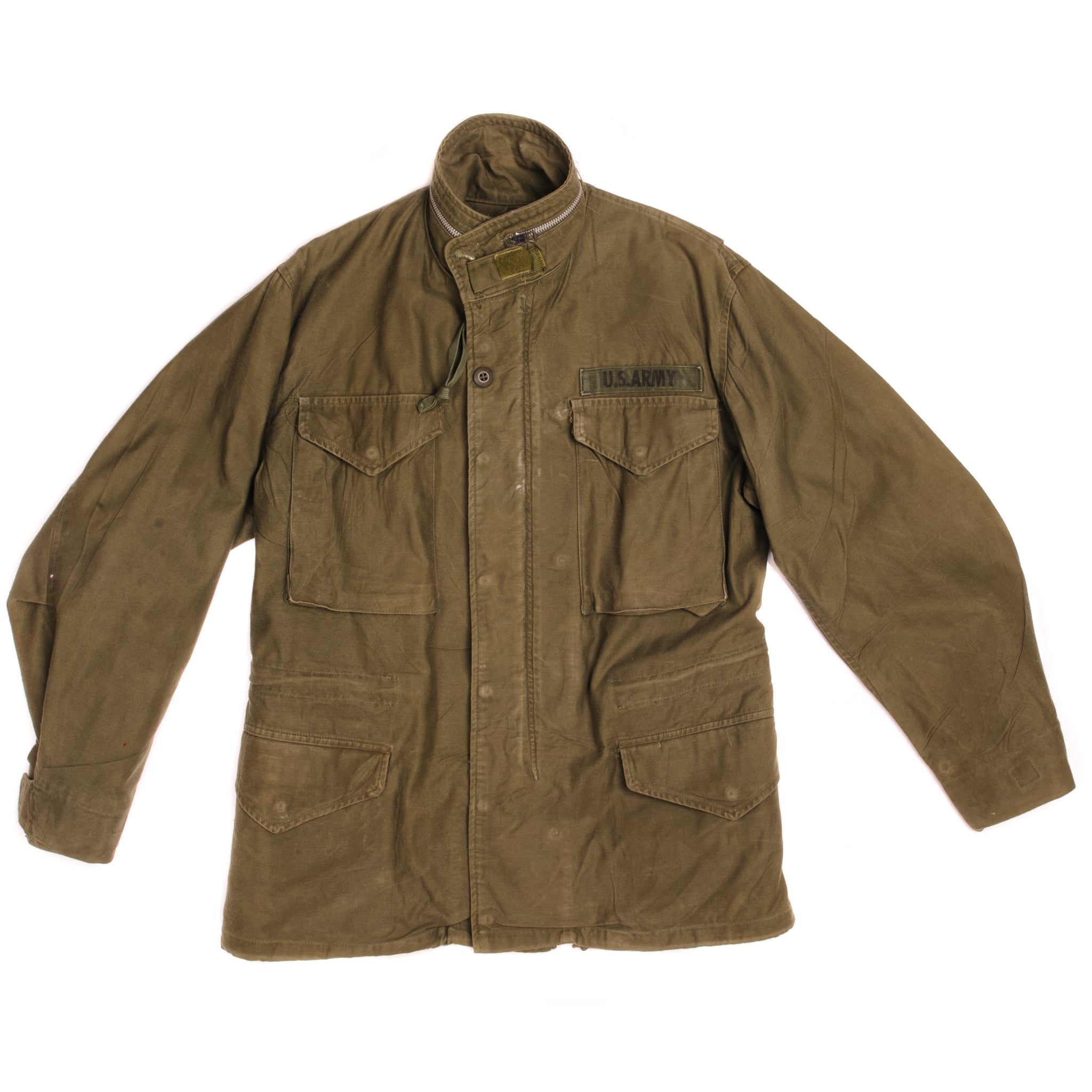 Vintage US Army M-1965 M65 Field Jacket - Vietnam War Era Military Surplus - Small Short Size - 1st Pattern - Perfect for Outdoor Adventures & Military Reenactments