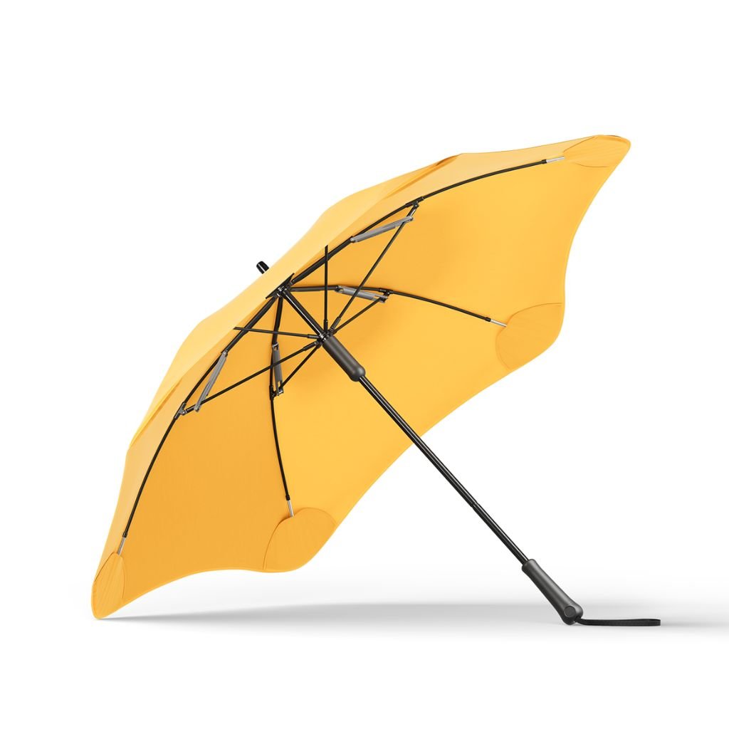 BLUNT Classic Umbrella - Windproof Travel Umbrella with UV Protection - Bright Yellow Rain Umbrella for Men & Women - Perfect for Commuting, Hiking, and Outdoor Activities