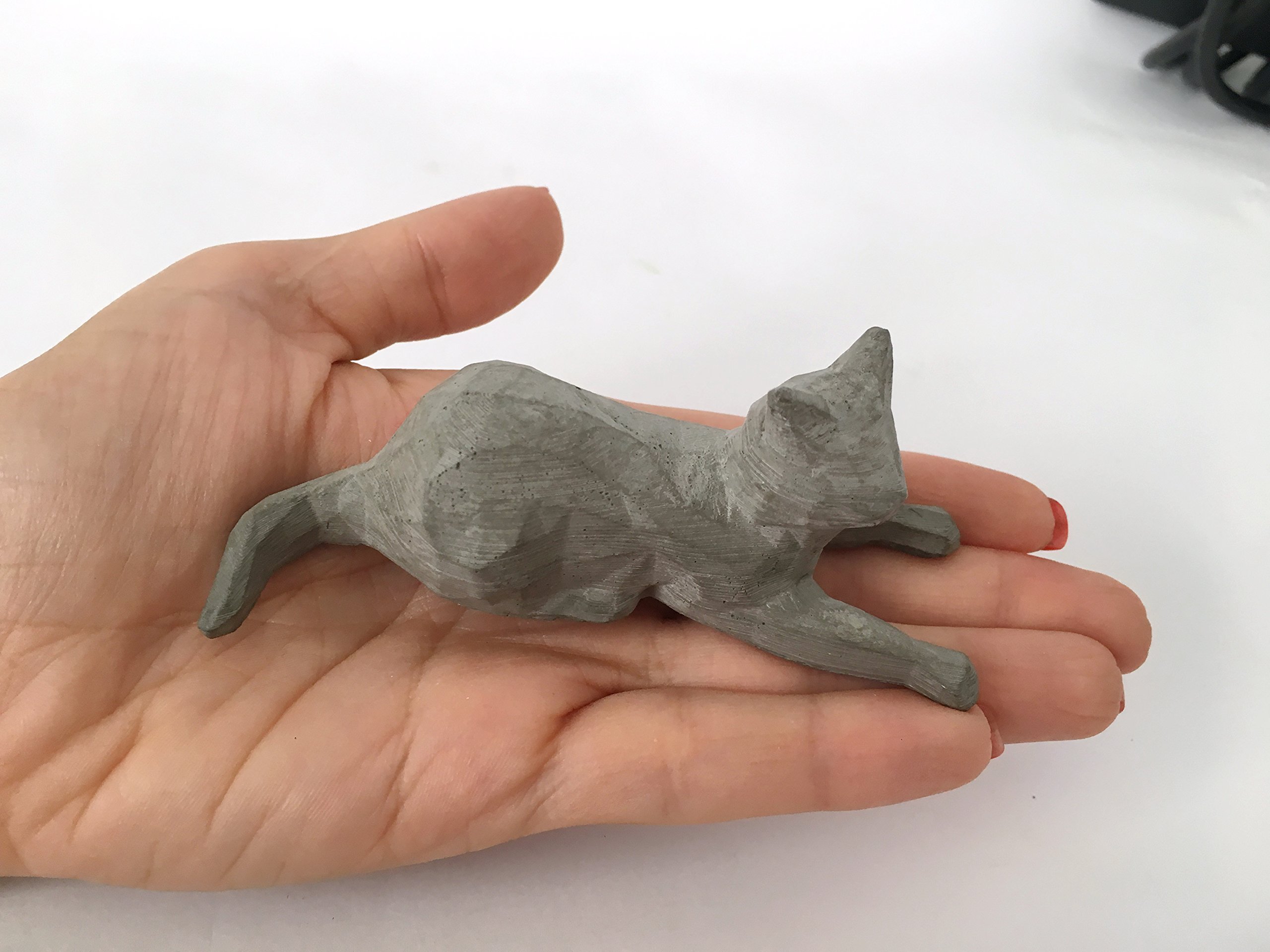 DIY Cat Silicone Mold for Planters - Cute Home & Desk Decor Sculpture - Perfect for Succulents, Candles, and Resin Crafts