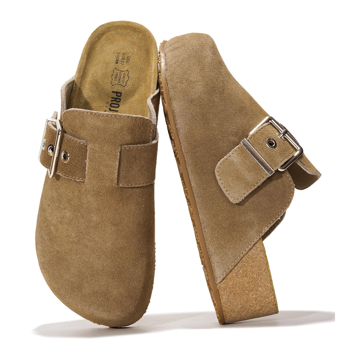 **Rhona Women's Cloud Clogs – Comfortable Memory Foam Mules & Clogs with Wedge Heels – Stylish Boston & Platform Clogs for Casual Wear, Work & Home (2025)**