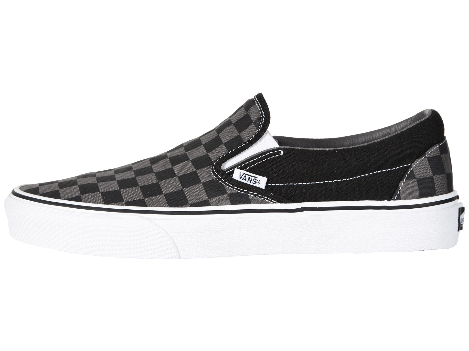 Vans Unisex Classic Slip-On Skate Shoes for Men & Women - Black/Pewter | Comfortable Casual Sneakers for Walking, Skating & Everyday Wear