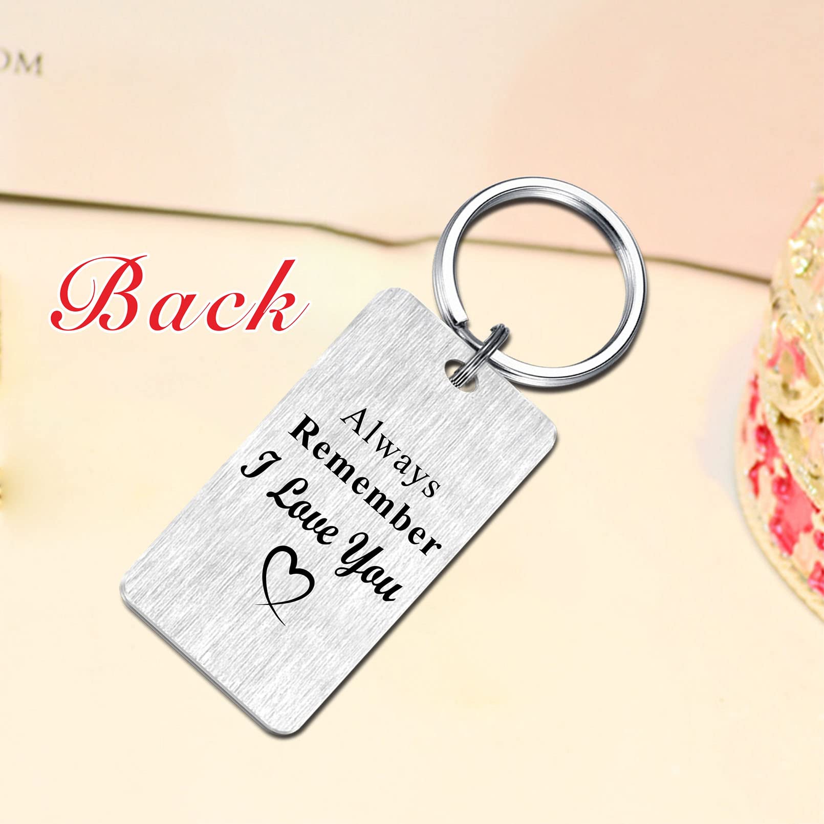 Jzxwan Son-in-Law Gift Keychain - Thoughtful Present from Mother-in-Law | Birthday Gift for Future Groom | Wedding, Anniversary & Special Occasion Keepsake