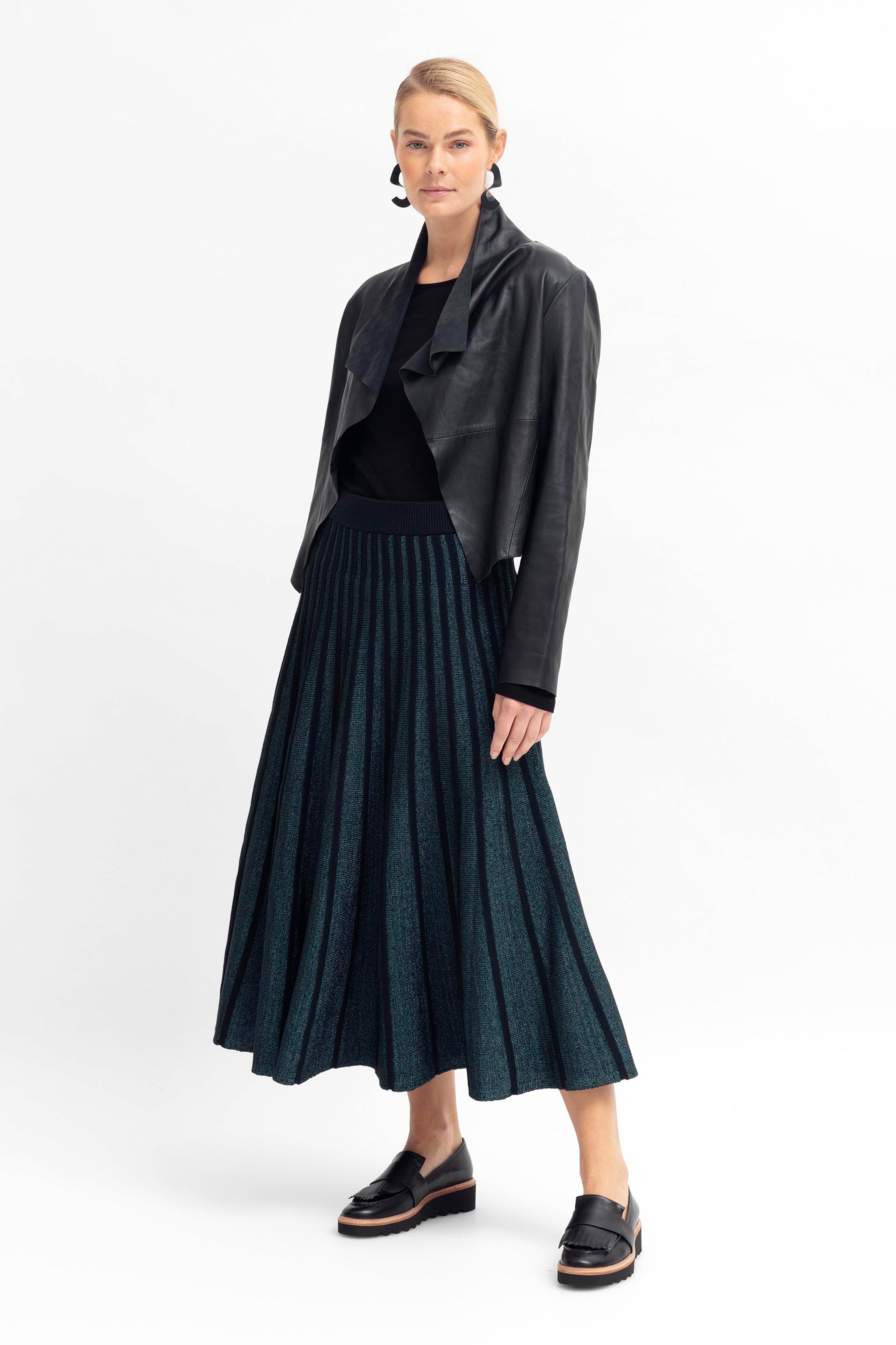 ELK Glittra Metallic Skirt for Women - Sparkly Sequined Party Skirt - Perfect for Nightclub, Cocktail Party & Holiday Events