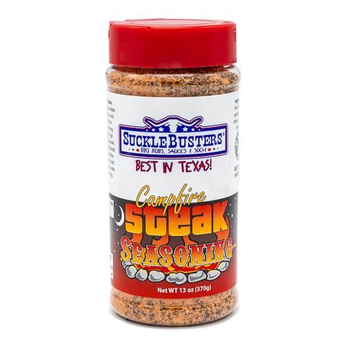 Suckle Busters Campfire Steak Seasoning - Premium BBQ Spice Rub for Grilling, Smoking & Outdoor Cooking - Perfect for Steaks, Ribs & Burgers