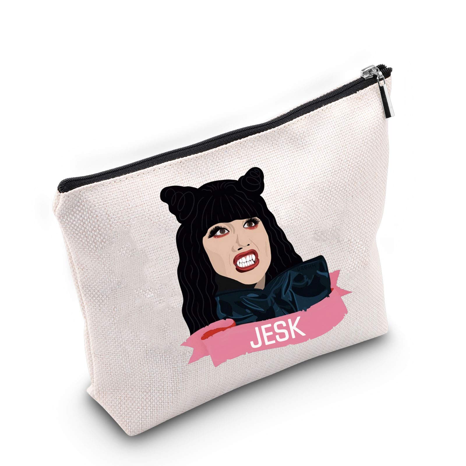 TSOTMO Inspirational TV Show Makeup Bag for Women - Perfect Gift for Fans, Cosmetics Pouch with Zipper - Great for Travel, Work & Everyday Use