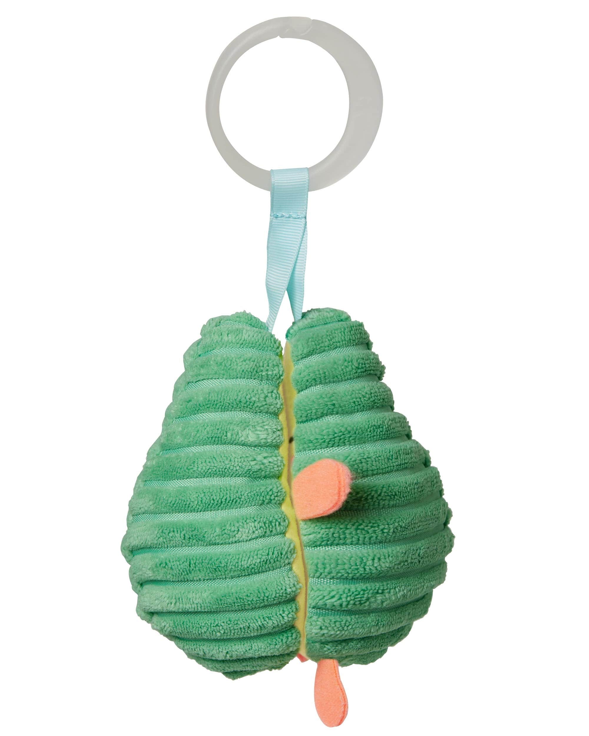 Skip Hop Farmstand Avocado Stroller Toy - Fun & Interactive Baby Toy for Car Seat & Stroller - Perfect for Teething, Sensory Play & Travel Entertainment