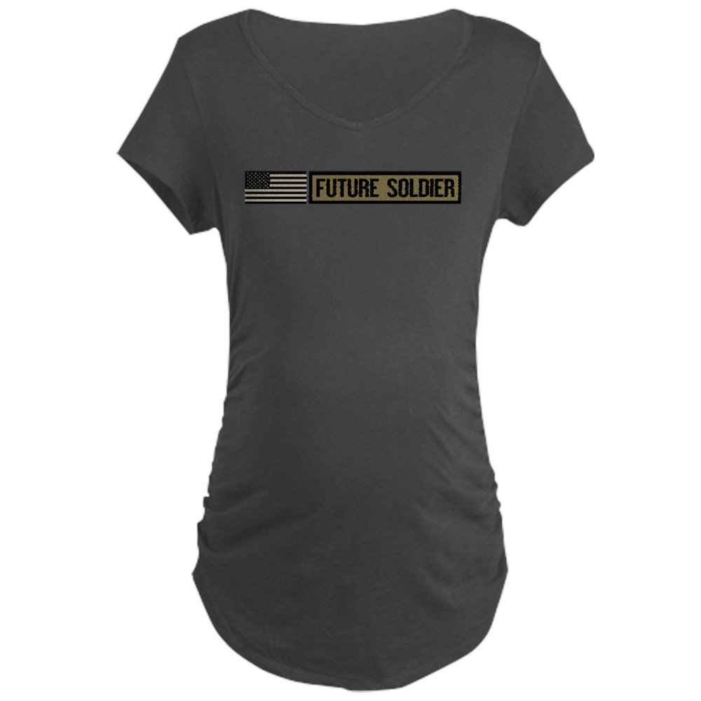 U.S. Army Future Soldier Maternity T-Shirt - Comfortable Cotton Pregnancy Tee for Military Moms | Perfect for Casual Wear, Military Appreciation Events & Maternity Photos