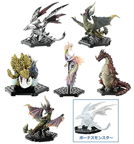 Monster Hunter Plus Vol 08 Action Figure Set - 6-Piece Capcom Collectible Trading Figures for Display & Gaming Enthusiasts | Perfect for Home Decor, Gaming Rooms & Collector Showcases