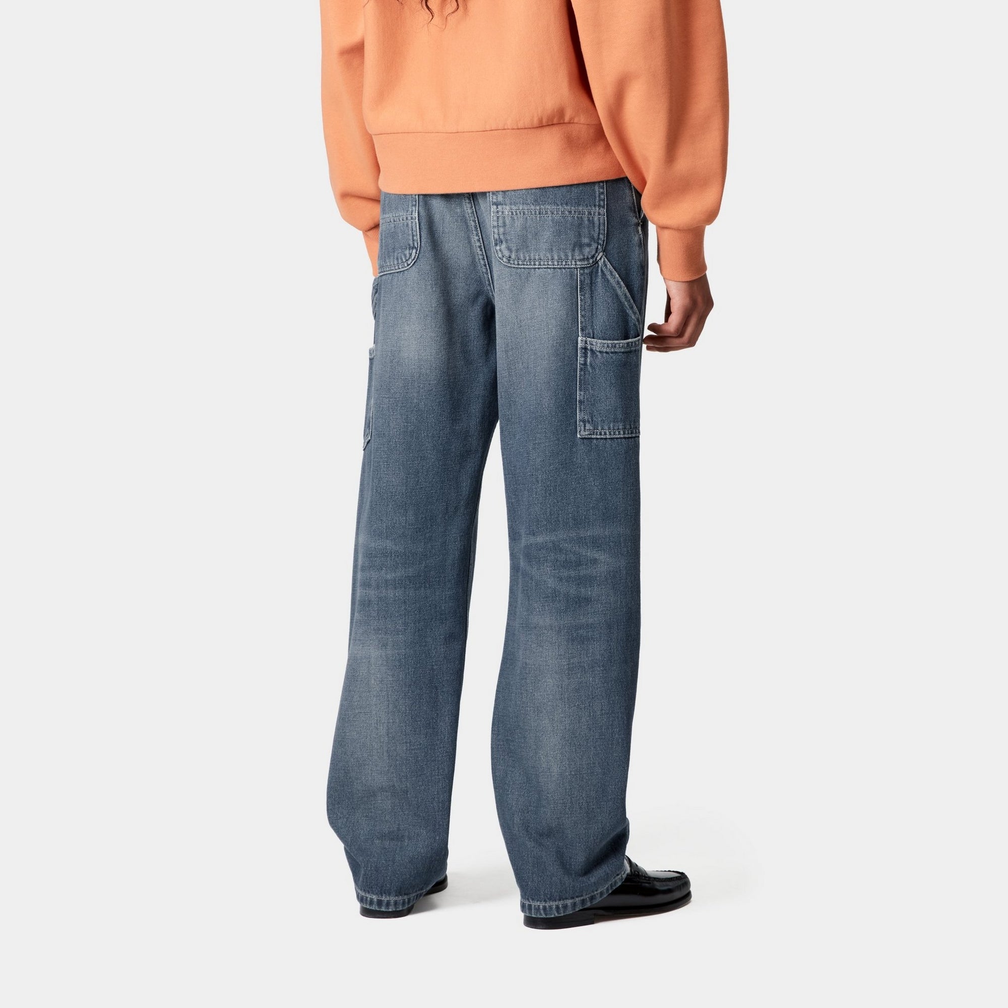 Pierce Pant Straight Denim Jeans | Dark Blue Used Wash | Casual Wear for Men & Women | Perfect for Everyday Outfits & Street Style