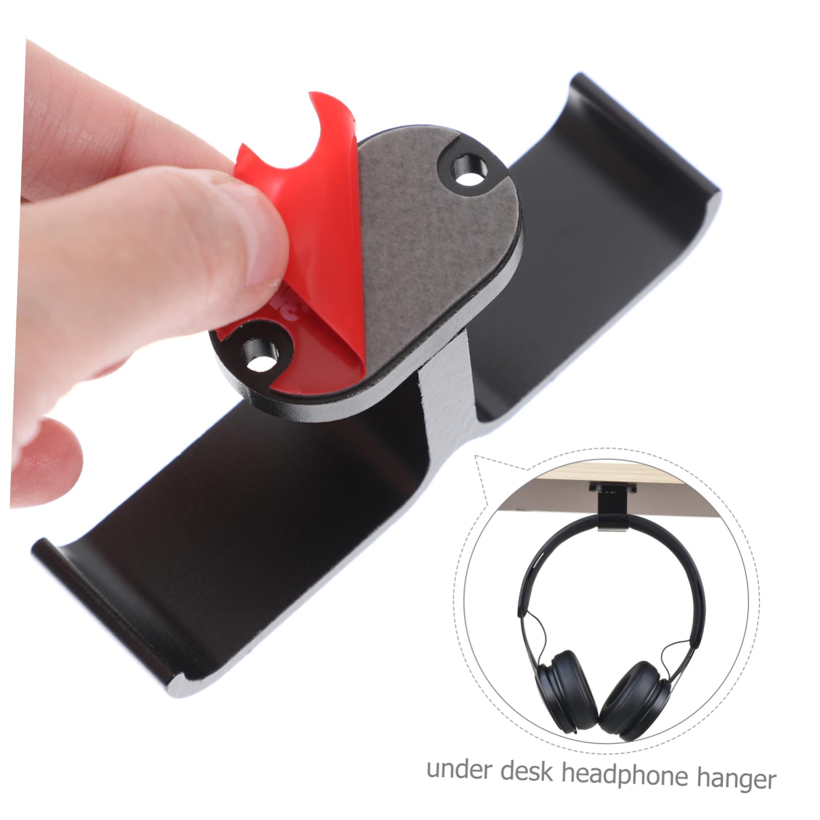 Premium 3-Pack Headphone Stand Hooks - Durable Tabletop Headset Holder for Gaming, Office & Home Use - Organize Earphones & Headsets with Style