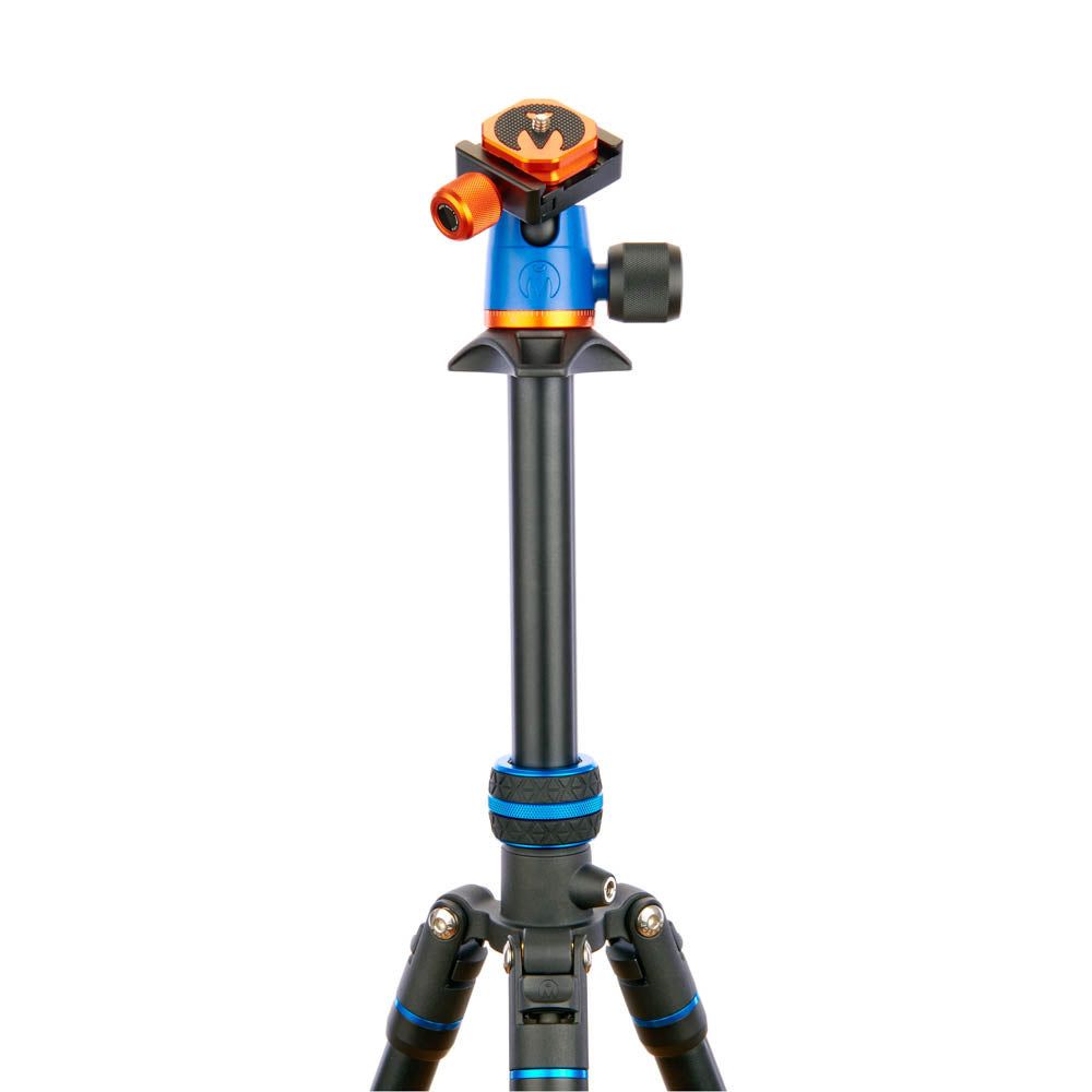 3 Legged Thing Punks Travis 2.0 Magnesium Alloy Tripod with AirHed Neo 2.0 Ball Head - Professional Camera Tripod for Photography & Videography - Compact & Lightweight Travel Tripod for DSLR, Mirrorless, and Smartphone Cameras (Blue)