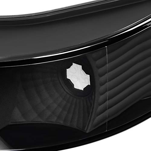 Spec-D Tuning Black LED Headlights + Bumper Lights + Turn Signal Lights Compatible with Ford F150 1992-1996 - Left & Right Pair Assembly - Upgrade for Off-Road & Night Driving