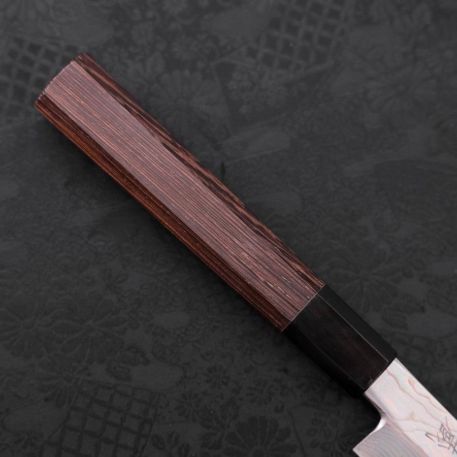 Premium Sakimaru Takohiki Japanese Knife - 300mm Silver Steel #3 Damascus Blade with Buffalo & Wenge Handle - Perfect for Sushi, Sashimi & Fine Dining