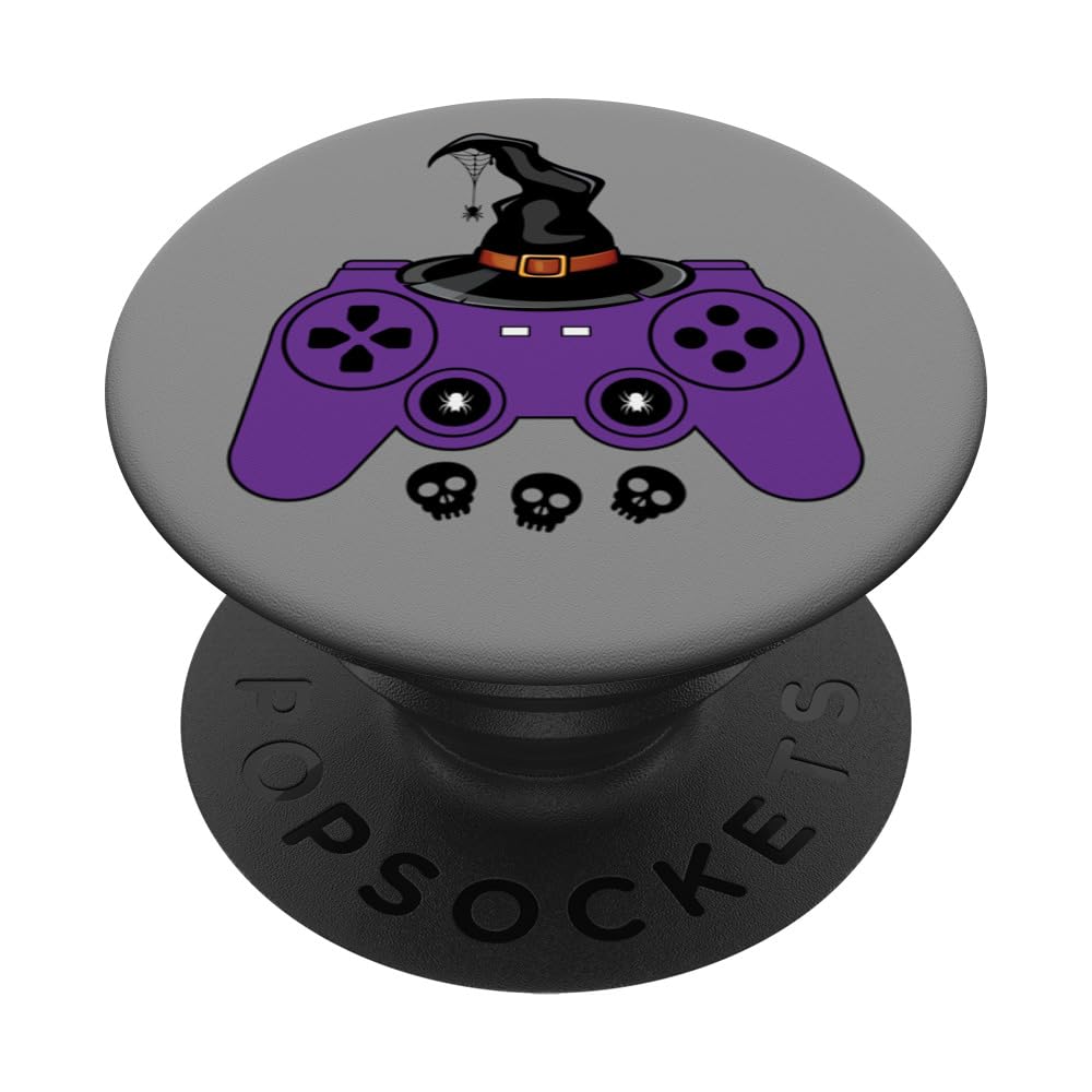 Halloween Gaming Controller PopSockets - Standard PopGrip for PS5 Xbox Switch - Perfect for Gamers & Halloween Party Decorations
