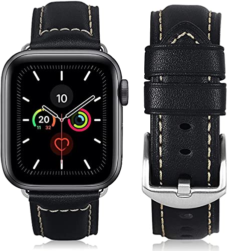 Retro Black Silver buckle