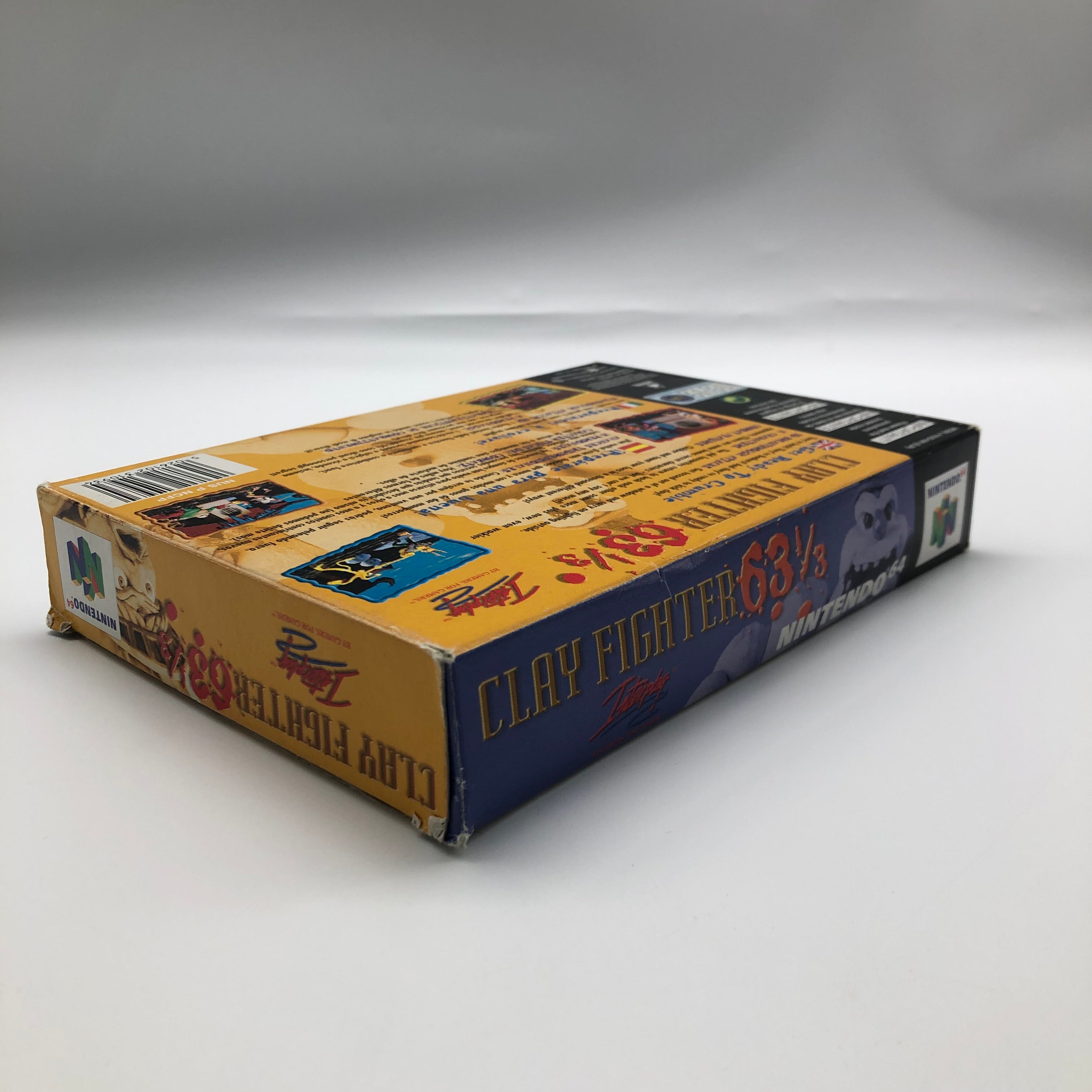 Clay Fighter 63 ⅓ - Complete Boxed Nintendo 64 (N64) Game - PAL Version - Perfect for Retro Gaming Collectors & Nintendo Enthusiasts