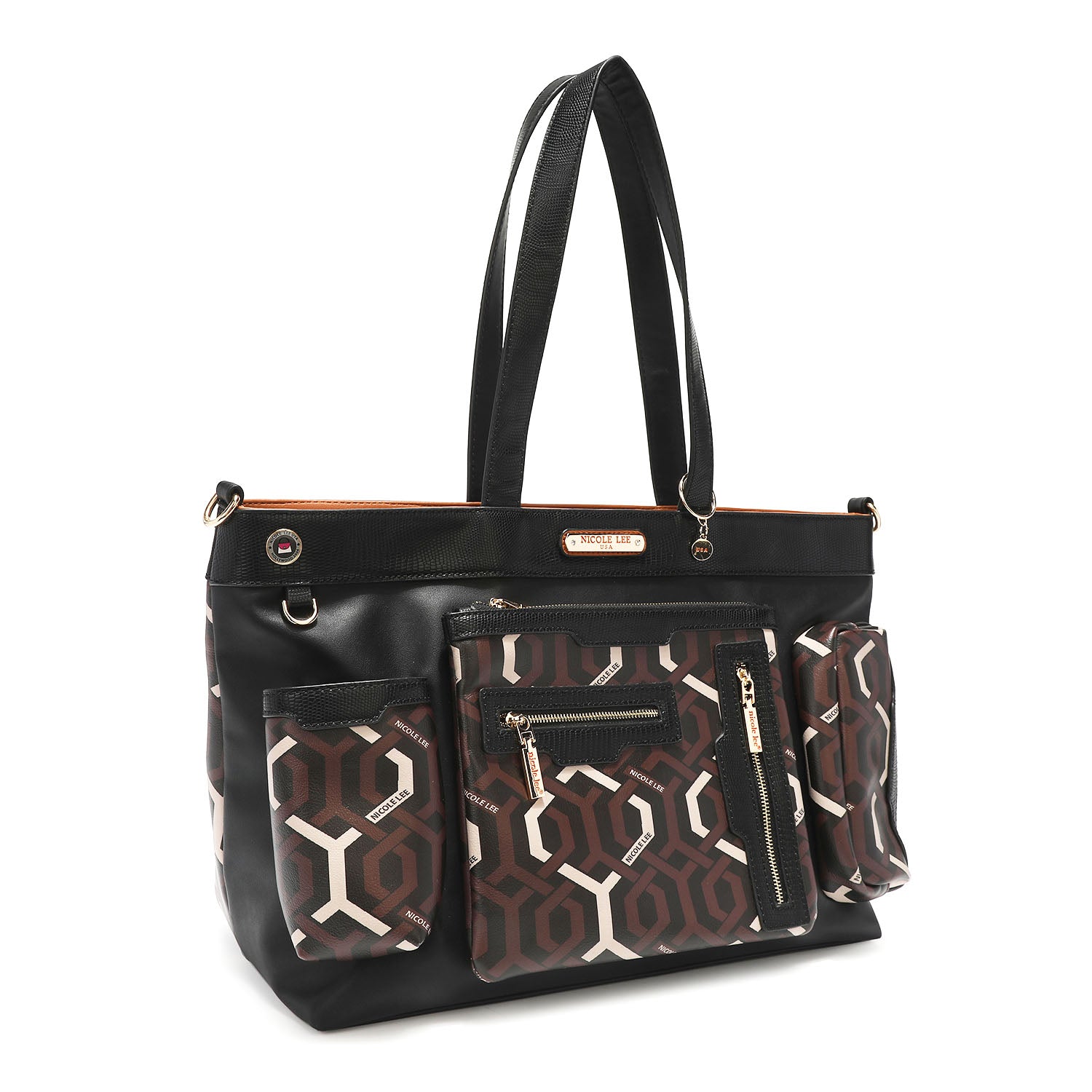 CARLA LARGE SHOPPER TOTE BAG - Stylish & Spacious Women's Handbag for Work, Travel & Shopping | Durable Canvas Tote with Long Handles | Perfect for Office, Beach & Daily Use