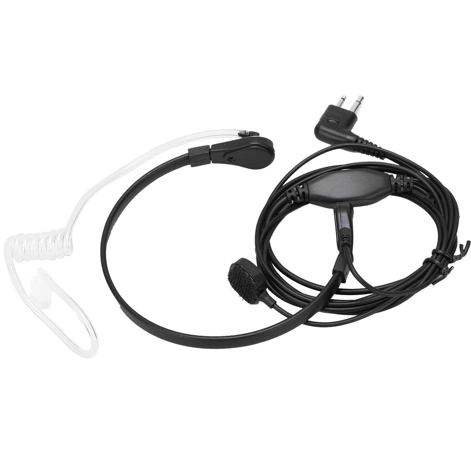 2-Pin Noise Canceling Walkie Talkie Headset with Microphone - Compatible with Motorola XTN446 & XTN Series - Ideal for Security, Construction & Event Staff Communication