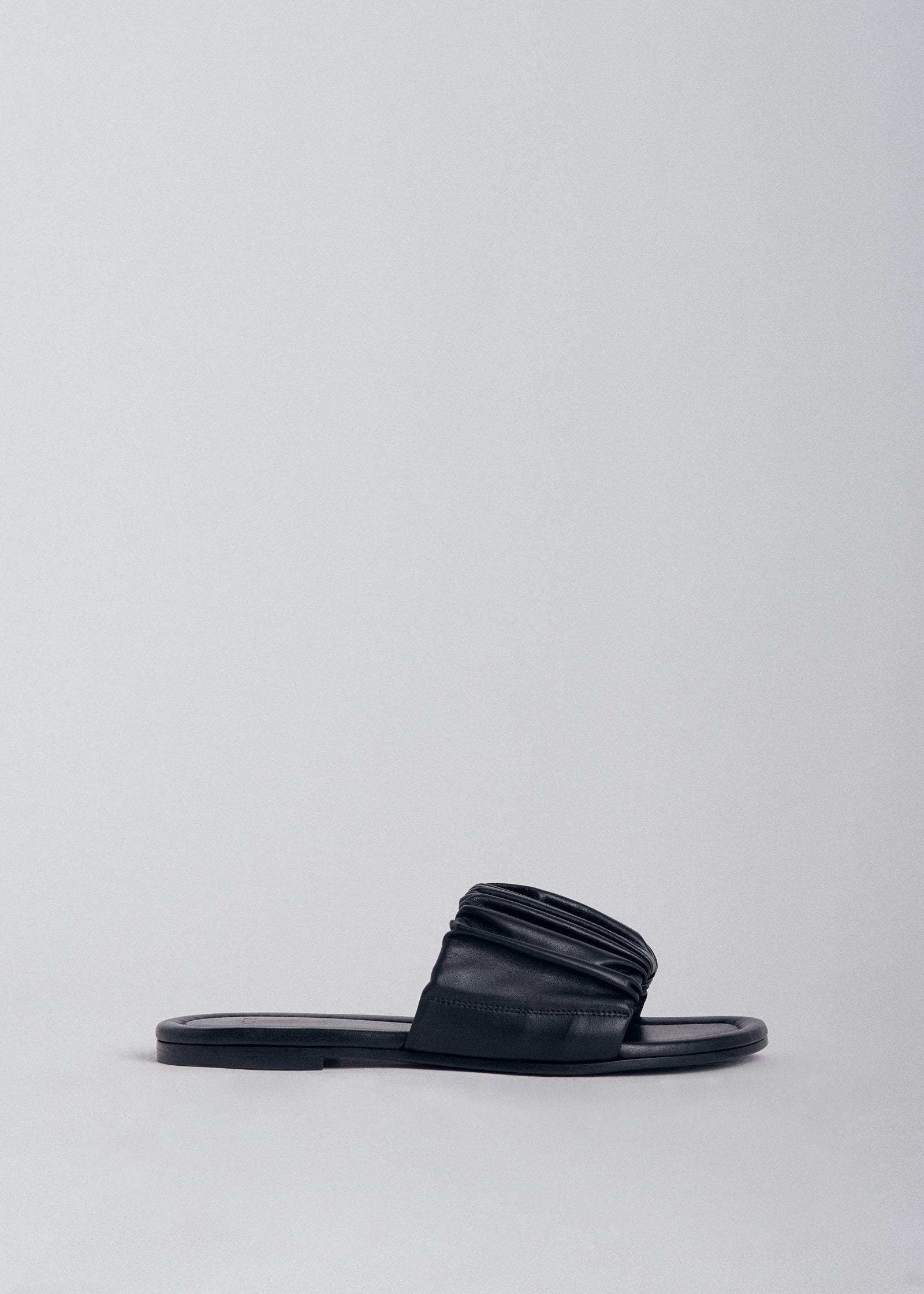 Stylish Ruched Black Sandals for Women - Comfortable & Trendy Summer Shoes for Beach, Casual Outings & Daily Wear