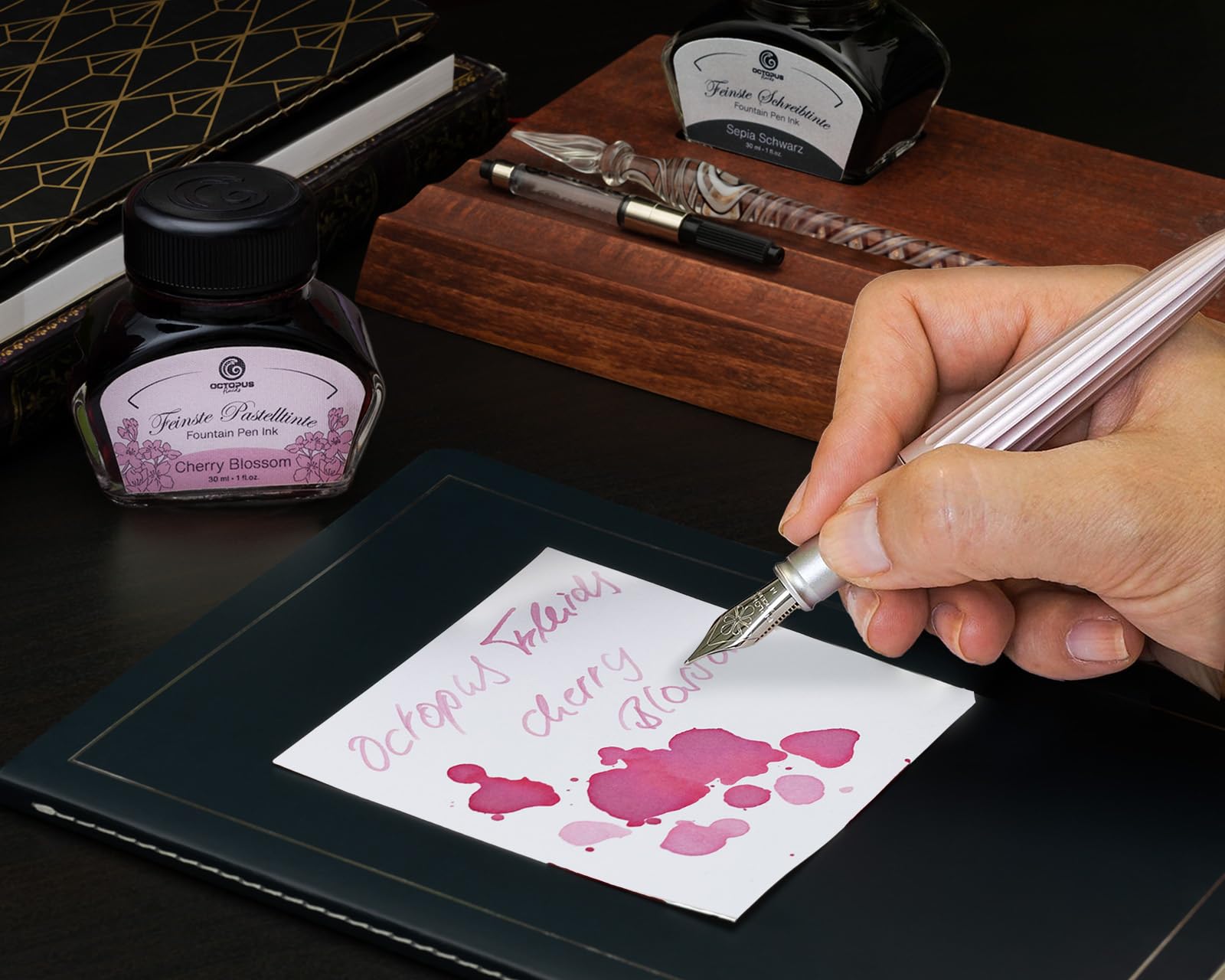 Diplomat Aero Antique Rose Fountain Pen - Medium Nib Luxury Writing Instrument for Professionals & Collectors - Perfect for Office, Gifts & Calligraphy