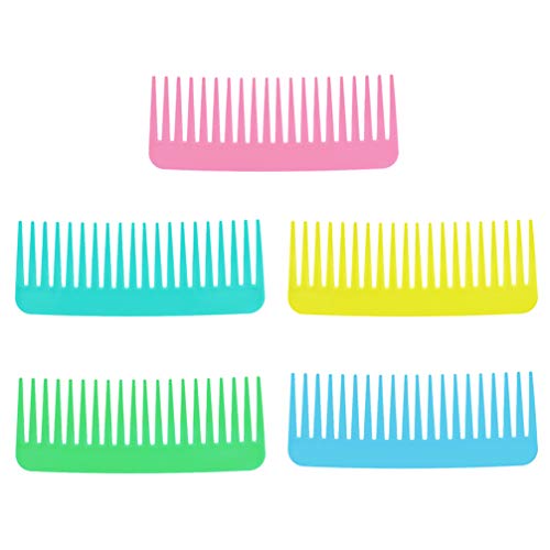 **Beaupretty 5-Piece Professional Hair Cutting Comb Set - Salon & Barber Combs for Women & Men - Travel-Friendly Hair Styling Tools for Home & Shop (Mixed Colors) - Perfect for DIY Haircuts, Salon Styling & Travel Grooming**