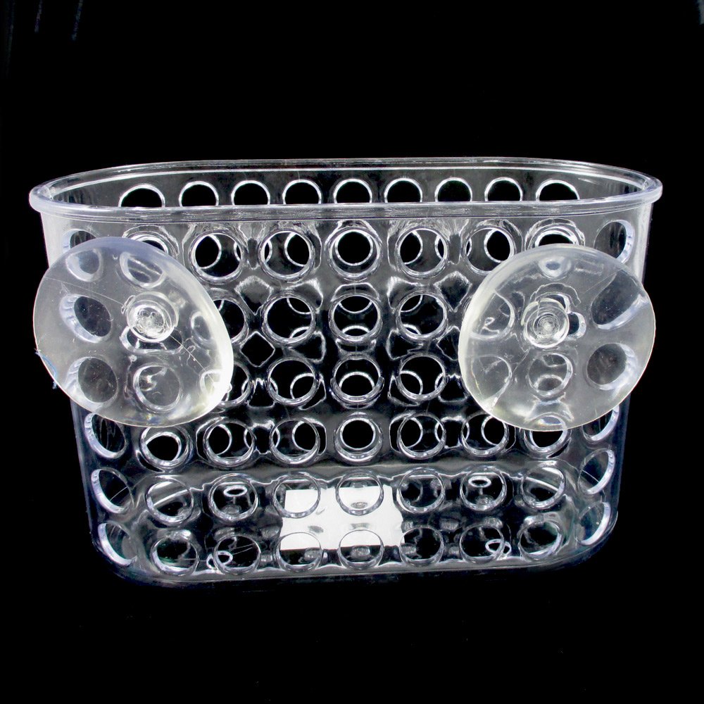 Premium Bamboo Bath Caddy with Suction Cups - Shower Organizer, Soap Holder & Storage Basket for Bathroom Essentials - Perfect for Relaxing Baths & Spa Days at Home